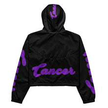 Load image into Gallery viewer, UTO IV "CANCER" Women’s Cropped Windbreaker