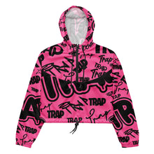 Load image into Gallery viewer, UTO IV "Pink Trap" Women’s Cropped Windbreaker