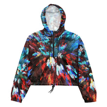 Load image into Gallery viewer, UTO IV "Kutia Moyo" Women’s Cropped Windbreaker