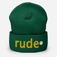 Load image into Gallery viewer, UTO IV "RUDE" Cuffed Beanie