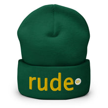 Load image into Gallery viewer, UTO IV "RUDE" Cuffed Beanie
