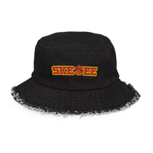 Load image into Gallery viewer, UTO IV SKEGEE Distressed denim bucket hat
