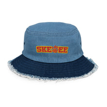 Load image into Gallery viewer, UTO IV SKEGEE Distressed denim bucket hat