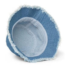 Load image into Gallery viewer, UTO IV SKEGEE Distressed denim bucket hat
