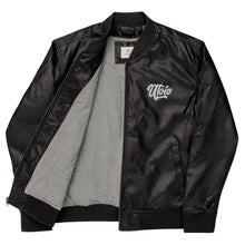 Load image into Gallery viewer, UTO IV Leather Bomber Jacket