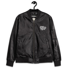 Load image into Gallery viewer, UTO IV Leather Bomber Jacket