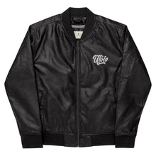 Load image into Gallery viewer, UTO IV Leather Bomber Jacket