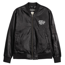 Load image into Gallery viewer, UTO IV Leather Bomber Jacket