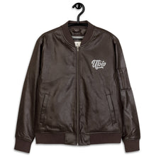Load image into Gallery viewer, UTO IV Leather Bomber Jacket