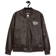 Load image into Gallery viewer, UTO IV Leather Bomber Jacket