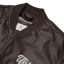 Load image into Gallery viewer, UTO IV Leather Bomber Jacket
