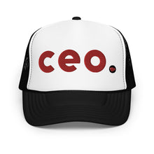 Load image into Gallery viewer, UTO IC CEO. Foam Trucker Hat
