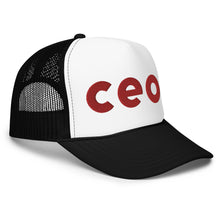 Load image into Gallery viewer, UTO IC CEO. Foam Trucker Hat