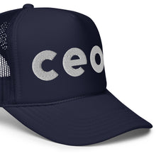 Load image into Gallery viewer, UTO IV CEO. Foam trucker hat