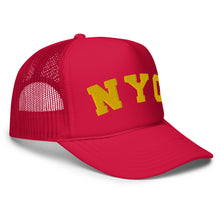 Load image into Gallery viewer, UTO IV NYC Foam trucker hat