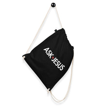 Load image into Gallery viewer, UTO IV "ASK JESUS" Organic Cotton Drawstring Bag