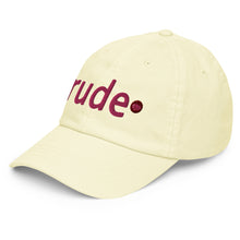 Load image into Gallery viewer, UTO IV "RUDE" Pastel Baseball Hat