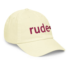 Load image into Gallery viewer, UTO IV "RUDE" Pastel Baseball Hat