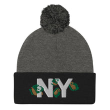 Load image into Gallery viewer, UTO IV NY Pom-Pom Beanie