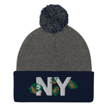 Load image into Gallery viewer, UTO IV NY Pom-Pom Beanie
