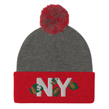 Load image into Gallery viewer, UTO IV NY Pom-Pom Beanie