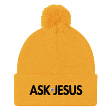 Load image into Gallery viewer, UTO IV "ASK JESUS" Pom-Pom Beanie
