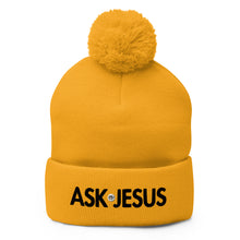 Load image into Gallery viewer, UTO IV "ASK JESUS" Pom-Pom Beanie