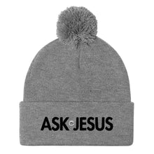Load image into Gallery viewer, UTO IV "ASK JESUS" Pom-Pom Beanie