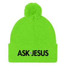 Load image into Gallery viewer, UTO IV "ASK JESUS" Pom-Pom Beanie