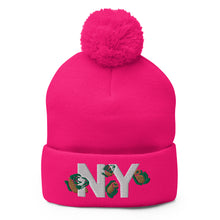 Load image into Gallery viewer, UTO IV NY Pom-Pom Beanie