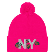 Load image into Gallery viewer, UTO IV NY Pom-Pom Beanie