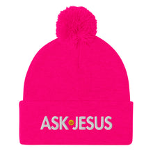 Load image into Gallery viewer, UTO IV "ASK JESUS" Pom-Pom Beanie