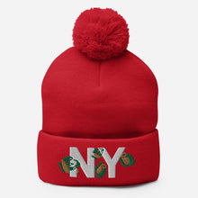 Load image into Gallery viewer, UTO IV NY Pom-Pom Beanie
