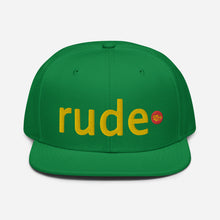 Load image into Gallery viewer, UTO IV "RUDE" Snapback Hat