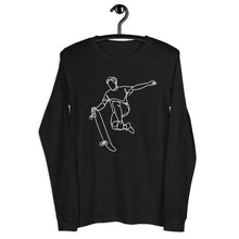 Load image into Gallery viewer, UTO IV "SK8T3" Unisex Long Sleeve Tee