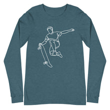 Load image into Gallery viewer, UTO IV "SK8T3" Unisex Long Sleeve Tee