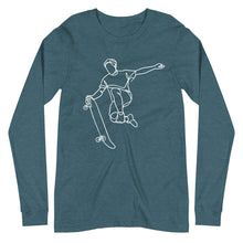 Load image into Gallery viewer, UTO IV "SK8T3" Unisex Long Sleeve Tee