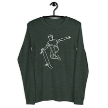Load image into Gallery viewer, UTO IV "SK8T3" Unisex Long Sleeve Tee