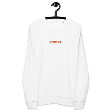Load image into Gallery viewer, UTO IV "orange" Unisex organic sweatshirt