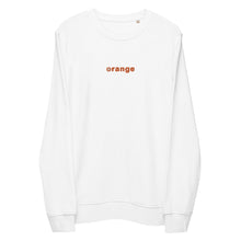Load image into Gallery viewer, UTO IV "orange" Unisex organic sweatshirt
