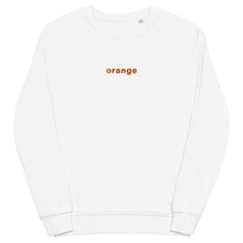 Load image into Gallery viewer, UTO IV "orange" Unisex organic sweatshirt