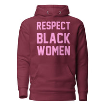 Load image into Gallery viewer, UTO IV "Respect Black Women" Unisex Hoodie