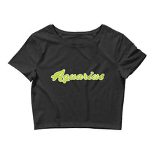 Load image into Gallery viewer, UTO IV "Aquarius" Women’s Crop Tee