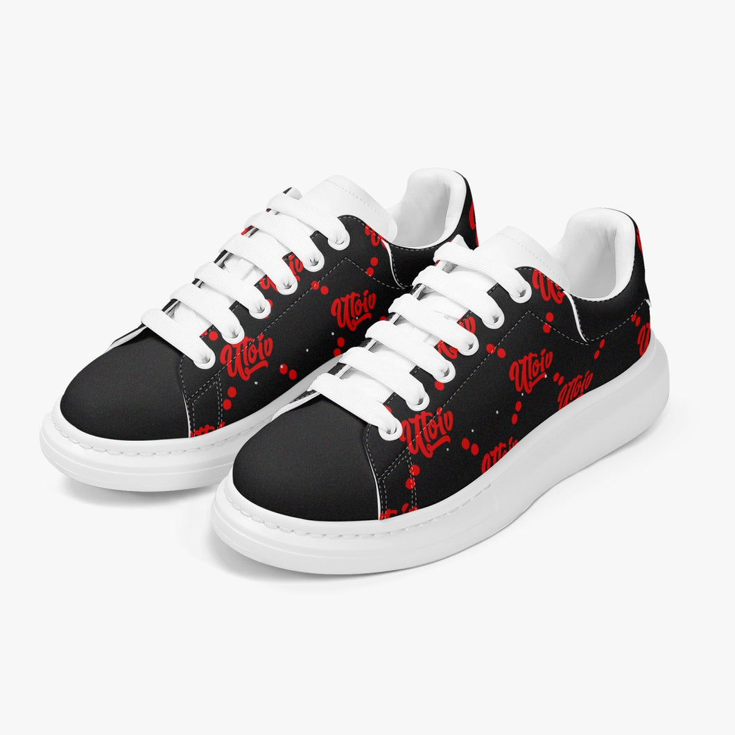 UTO IV Leather Oversized Sneakers