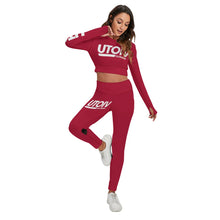 Load image into Gallery viewer, UTO IV Women&#39;s Sport Set With Backless Top And Leggings
