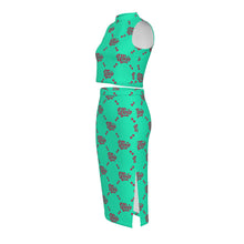 Load image into Gallery viewer, UTO IV Tank Top &amp; Split Skirt Set
