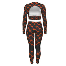 Load image into Gallery viewer, UTO IV Women's Sport Set With Backless Top And Leggings
