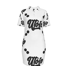 Load image into Gallery viewer, UTO IV "Dalmatian" Women's Polo Collar Dress
