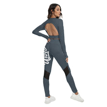 Load image into Gallery viewer, UTO IV Women&#39;s Sport Set With Backless Top And Leggings
