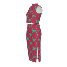 Load image into Gallery viewer, UTO IV Tank Top &amp; Split Skirt Set
